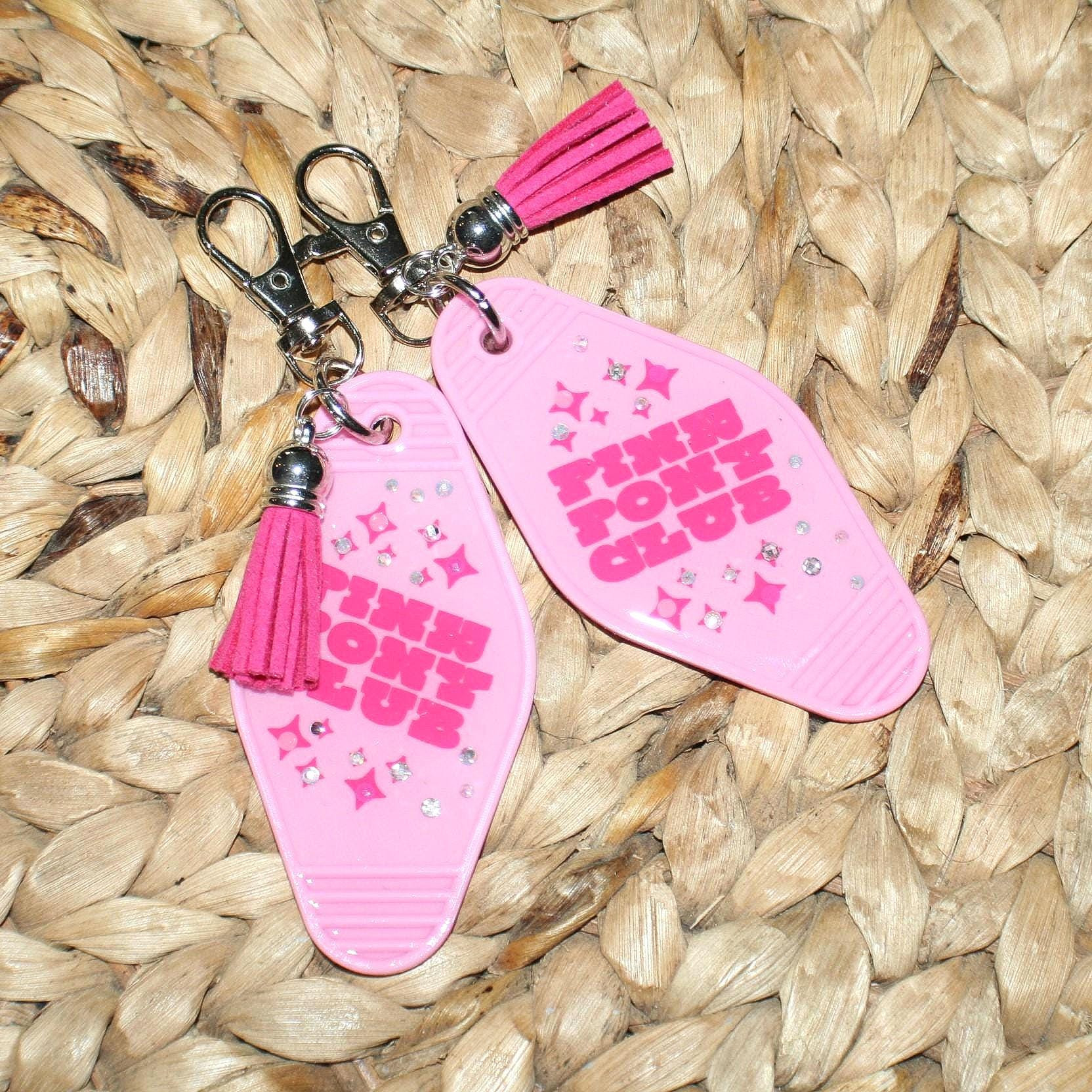 Pink Pony Club Motel Keychain