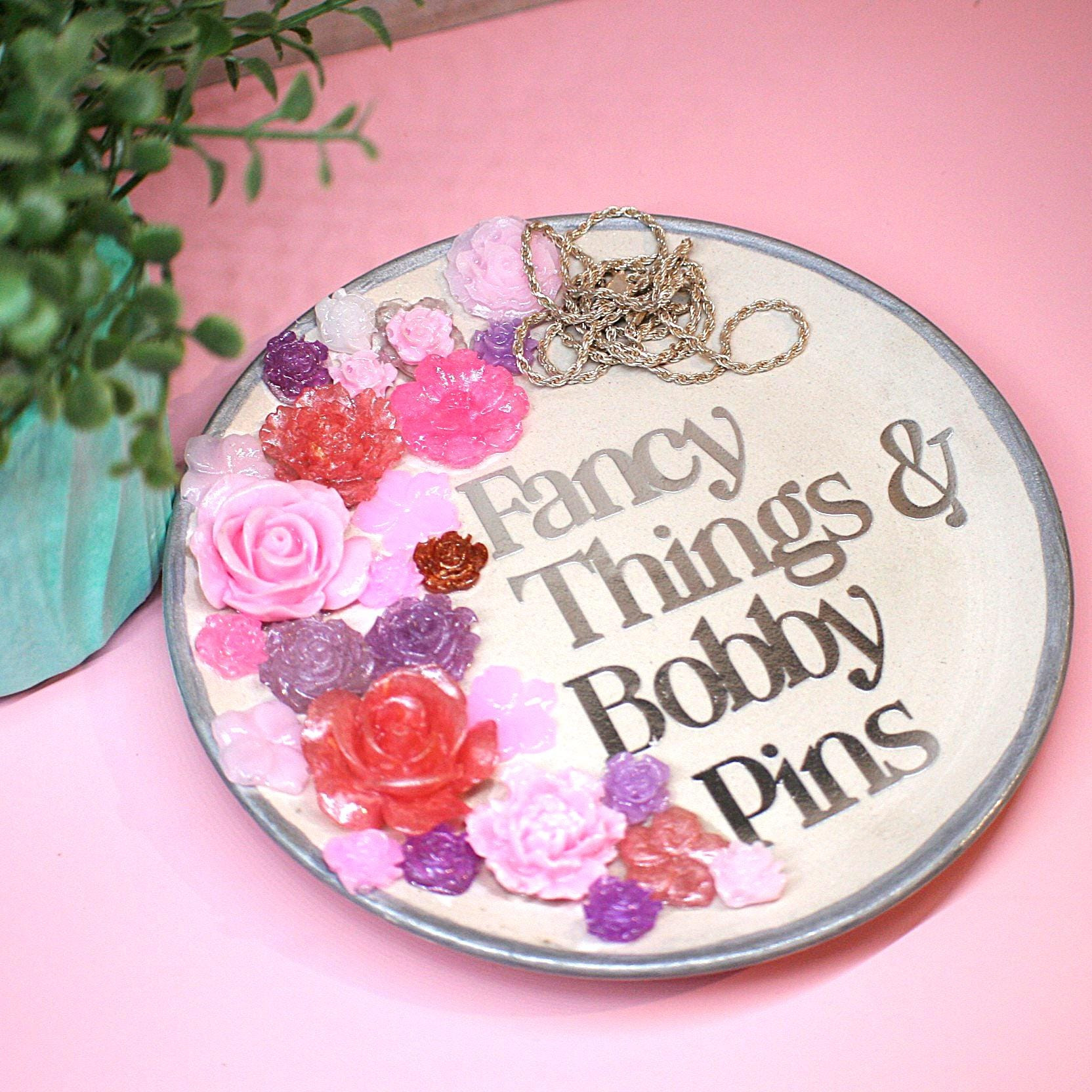 Floral Trinket Dish - Decorative Plate