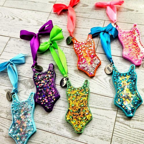 Showgirl Era Ornaments – Handmade Glitter Rhinestone Christmas Decor – Ornaments – Handmade by ShesSoCrafty Goods