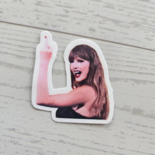 The "Reputation Era" Mood Sticker | Sassy Taylor Salute – Stickers – Handmade by ShesSoCrafty Goods