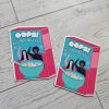Feminist Cereal Box Vinyl Sticker - Oops! All Boundaries – Say It Louder – Handmade By Shessocrafty Goods
