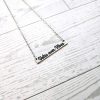 Votes Over Vibes Necklace • Satin Stainless Steel, Social Justice Gift – Jewelry – Handmade By Shessocrafty Goods