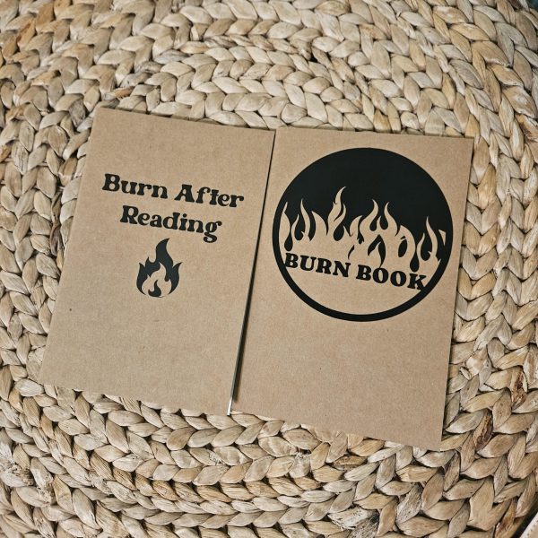 Funny Kraft A5 Notebook: Salty Sarcastic Journal – Bookish – Handmade By Shessocrafty Goods