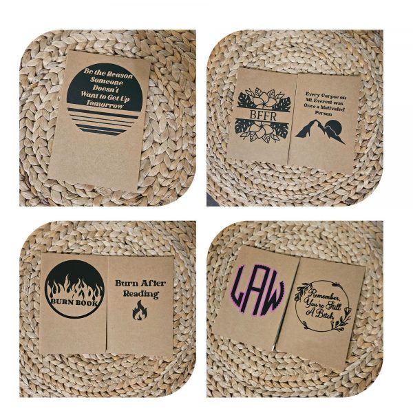 il_fullxfull.7581638752_2oh9-1 Funny Kraft A5 Notebook: Salty Sarcastic Journal – Bookish – Handmade By Shessocrafty Goods