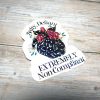 il_fullxfull.7581639476_o3dl Floral Middle Finger Sticker - Defiant Sassy Vinyl Decal – Say It Louder – Handmade By Shessocrafty Goods