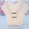 Fuck The Patriarchy Bar Necklace: Feminist Stainless Steel Or Gold-Plated Jewelry – Jewelry – Handmade By Shessocrafty Goods