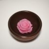 Bamboo Ring Dish - Rich Brown Floral Resin Accent Jewelry Holder – Home Decor – Handmade By Shessocrafty Goods