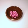 Bamboo Ring Dish - Rich Brown Floral Resin Accent Jewelry Holder – Home Decor – Handmade By Shessocrafty Goods