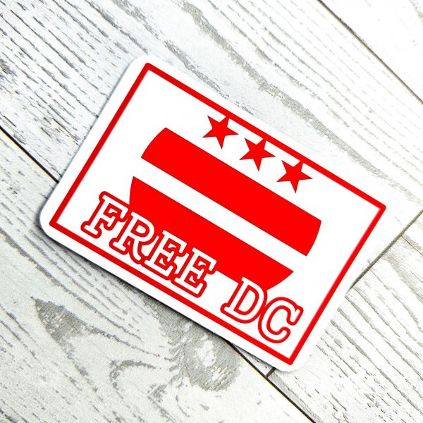il_fullxfull.7581641662_2625-1 Free Dc Vinyl Sticker: Washington Dc Protest Art - Weatherproof – Say It Louder – Handmade By Shessocrafty Goods