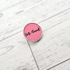 Anti-Fascist Stainless Steel Pin – Pink Round Button | 1 Inch – Pins &Amp; Pin-Back Buttons – Handmade By Shessocrafty Goods