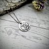 Engraved Scallop Shell Necklace – Stainless Steel (Take Me To The Sea) – Jewelry – Handmade By Shessocrafty Goods