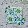 Funny Vinyl Sticker – Bedroom Top Life Bottom | Tropical Floral Waterproof Decal – Say It Louder – Handmade By Shessocrafty Goods