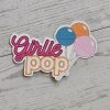 Girlie Pop Lollipop Sticker: Holographic, Glitter, or Matte – Stickers – Handmade by ShesSoCrafty Goods