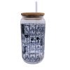 il_fullxfull.7581646382_1awa-1 Tarot Card Beer Can Glass: Major Arcana Design, Bamboo Lid (16Oz) – Tumblers &Amp; Water Glasses – Handmade By Shessocrafty Goods