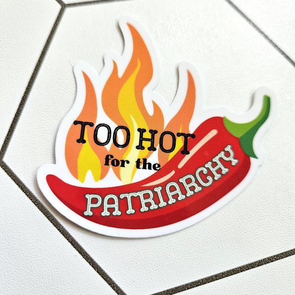 Feminist Jalapeño Sticker: Retro Vinyl Decal - Waterproof – Say It Louder – Handmade By Shessocrafty Goods