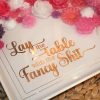 Floral Resin Tray: Pink, White &Amp; Rose Gold - Decorative Centerpiece – Decorative Trays – Handmade By Shessocrafty Goods
