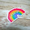 il_fullxfull.7581652726_dlbz A Bit Gay Pride Sticker, Lgbtq+ Holographic Laptop Decal, Queer Joy Coming Out Gift – Say It Louder – Handmade By Shessocrafty Goods