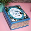 Handmade Resin Book Box: &Quot;Her Final Fuck... A Memoir&Quot; - Blue Floral Keepsake Storage – Bookish – Handmade By Shessocrafty Goods