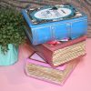 Handmade Resin Book Box: &Quot;Her Final Fuck... A Memoir&Quot; - Blue Floral Keepsake Storage – Bookish – Handmade By Shessocrafty Goods