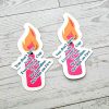 il_fullxfull.7581655562_7gek-1 Molotov Cocktail Vinyl Sticker – Feminist Rebel Gift – Say It Louder – Handmade By Shessocrafty Goods