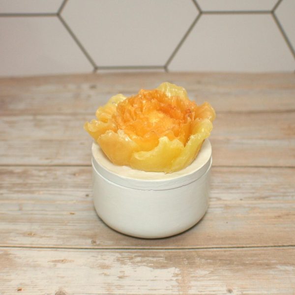 Floral Ring Box With Lid - Decorative Jewelry Storage - Concrete Stash Box – Home Decor – Handmade By Shessocrafty Goods