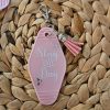 il_fullxfull.7581659886_4nbz-1 Slay All Day Motel Keychain: 3D Printed Pink Bag Charm – Keychains – Handmade By Shessocrafty Goods