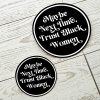 Trust Black Women Sticker: Waterproof Vinyl Decal, Feminist Social Justice – Say It Louder – Handmade By Shessocrafty Goods