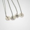 Birth Flower Necklace – Stainless Steel Layering Pendant - Your Choice – Jewelry – Handmade By Shessocrafty Goods