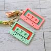 il_fullxfull.7581661176_nbwa Showgirl Era Cassette Keychain – Personalized Retro Mixtape Bag Charm With Tassel – Keychains – Handmade By Shessocrafty Goods
