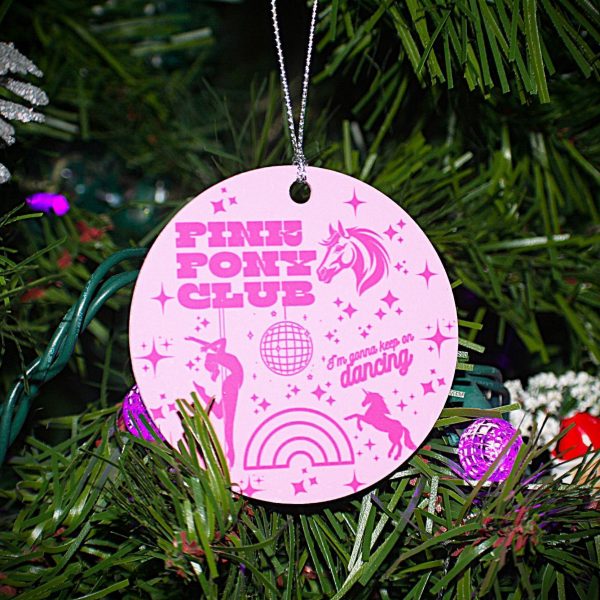 Chappell Inspired Christmas Ornament Set: Pink Pony Club, Midwest Princess, Good Luck Babe – Ornaments – Handmade By Shessocrafty Goods