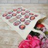 Tomato Tote Bag: Hand-Colored Canvas Grocery Bag With Leatherette Patch – Totes – Handmade By Shessocrafty Goods
