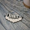il_fullxfull.7581666222_60h9 Silver Rbg Dissent Collar Necklace - Feminist Statement Jewelry – Jewelry – Handmade By Shessocrafty Goods