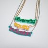 DEI Necklace Trio - Diversity - Equity - Inclusion - Choose one or Full set – Uncategorized – Handmade by ShesSoCrafty Goods