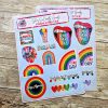Pride Sticker Sheet: 11-Pack Vinyl Gay Pride Decals (Matte or Holo) – Say It Louder – Handmade by ShesSoCrafty Goods