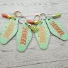 il_fullxfull.7581669238_dv2h Rhinestone Showgirl Motel Keychain: Mint Green Glitter Resin Key Tag - Choose Style And Attachment – Keychains – Handmade By Shessocrafty Goods