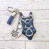 Eras Personalized Bodysuit Bag Charm: Midnight Sparkle Rhinestone Keychain, Custom Purse Accessory – Keychains – Handmade By Shessocrafty Goods