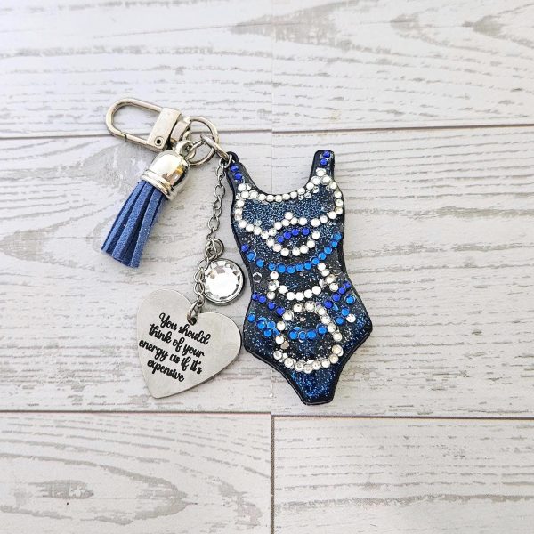 Eras Personalized Bodysuit Bag Charm: Midnight Sparkle Rhinestone Keychain, Custom Purse Accessory – Keychains – Handmade By Shessocrafty Goods