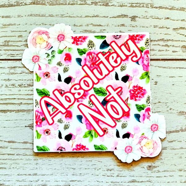 Feral &Amp; Floral Sticker Set: Funny Sarcastic Waterproof Vinyl Stickers – Say It Louder – Handmade By Shessocrafty Goods