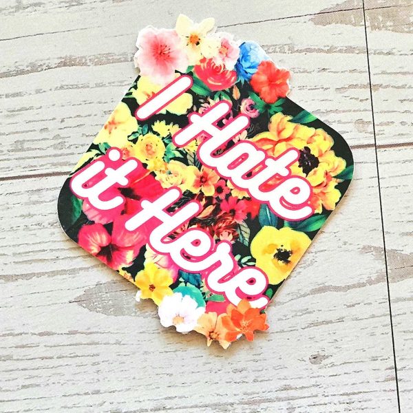 Feral &Amp; Floral Sticker Set: Funny Sarcastic Waterproof Vinyl Stickers – Say It Louder – Handmade By Shessocrafty Goods