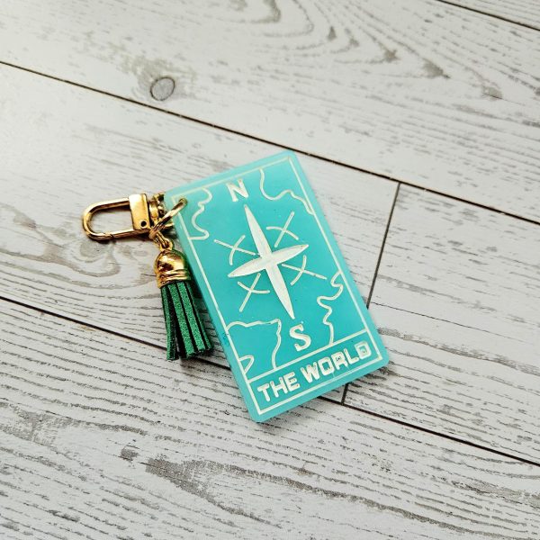 Major Arcana Tarot Card Keychains – 6 Bright &Amp; Magical Varieties – Keychains – Handmade By Shessocrafty Goods
