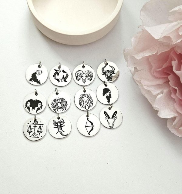 Loud Color. Louder Statements. - ShesSoCrafty Goods Minimalist Zodiac Pendant Necklace: Stainless Steel Horoscope Charm β Uncategorized β Handmade By Shessocrafty Goods