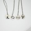 Minimalist Zodiac Pendant Necklace: Stainless Steel Horoscope Charm – Jewelry – Handmade By Shessocrafty Goods