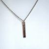 Activist Bar Necklace | Feminist, Anti-Patriarchy, Anti-Oligarchy | Stainless Steel – Jewelry – Handmade By Shessocrafty Goods