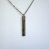 Activist Bar Necklace | Feminist, Anti-Patriarchy, Anti-Oligarchy | Stainless Steel – Jewelry – Handmade By Shessocrafty Goods