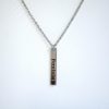 Activist Bar Necklace | Feminist, Anti-Patriarchy, Anti-Oligarchy | Stainless Steel – Jewelry – Handmade By Shessocrafty Goods