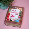Funny Resin Book Box: 'How To Be A Responsible Adult' - Handmade Storage For Book Lovers – Bookish – Handmade By Shessocrafty Goods