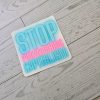 il_fullxfull.7581680684_4s3c-1 Stop Pinkwashing Capitalism – Rainbow Holographic Protest Sticker – Say It Louder – Handmade By Shessocrafty Goods