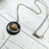 Real River Clam Shell Necklace – Handmade Coastal Pendant With Silver Tip – One Of A Kind – Jewelry – Handmade By Shessocrafty Goods