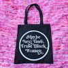 il_fullxfull.7595065532_qrpz-1 Trust Black Women Black Canvas Tote Bag, Bold Feminist Activist Statement – Say It Louder – Handmade By Shessocrafty Goods