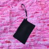 Trust Black Women Canvas Wristlet | Feminist Zip Pouch, Activist Makeup Bag – Say It Louder – Handmade By Shessocrafty Goods